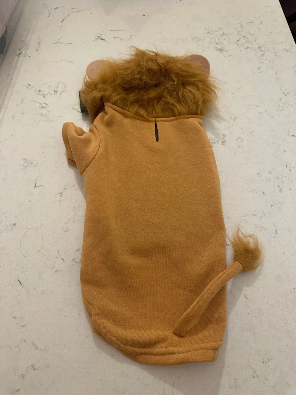 Small dog  Lion Costume - Tan Lion Hoodie